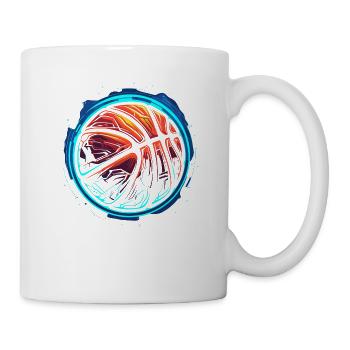 Basketball Ball Steamwave - Tasse - Weiß - Rechts