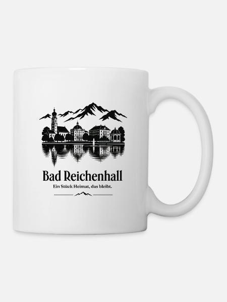 Bad Reichenhall Alpensee Skyline - Tasse - Weiß
