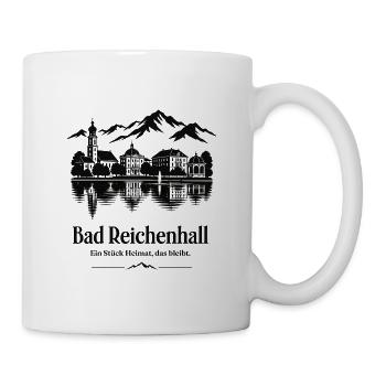 Bad Reichenhall Alpensee Panorama - Tasse - Weiß - Rechts