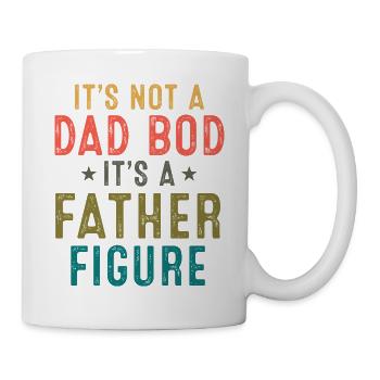 Vaterfigur: Nicht Dad Bod - Tasse - Weiß - Rechts