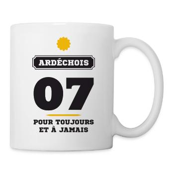 Ardechois 07 Forever and Ever T-Shirt ... - Tasse - Weiß - Rechts