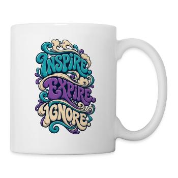 Einatmen. Ausatmen. Ignorieren. - Tasse - Weiß - Rechts