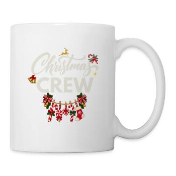 Weihnachts-Crew - Tasse - Weiß - Rechts