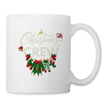 Weihnachtscrew, Weihnachten heiraten - Tasse - Weiß - Rechts