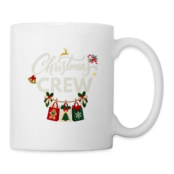 Weihnachts-Crew - Tasse - Weiß - Rechts