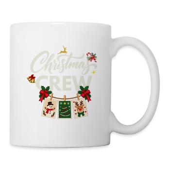 Weihnachts-Crew - Tasse - Weiß - Rechts