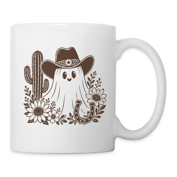 Cowboy Geist - Tasse - Weiß - Rechts