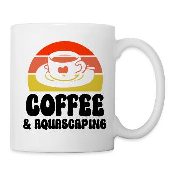 Aquarist Kaffee Aquascaping Retro - Tasse - Weiß - Rechts