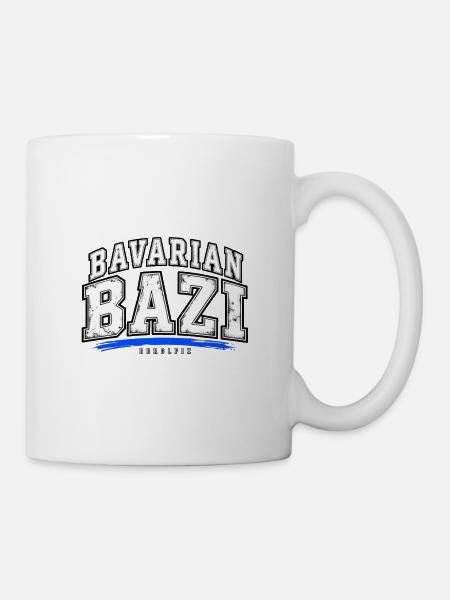 Bavarian Bazi Bergflix - Tasse - Weiß