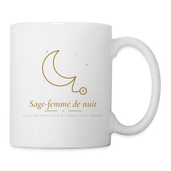 Nachthebamme – Leben unter den Sternen - Tasse - Weiß - Rechts