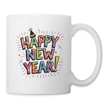 Alles Gute zum neuen Jahr - Tasse - Weiß - Rechts
