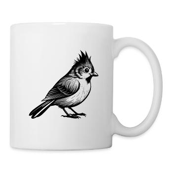 Büschelmeisen - Tasse - Weiß - Rechts