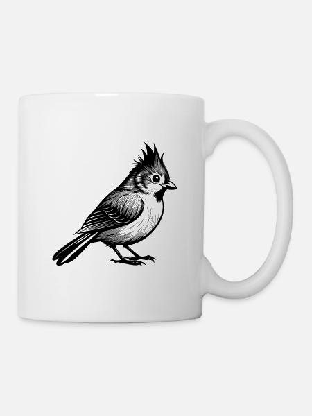 Büschelmeisen - Tasse - Weiß