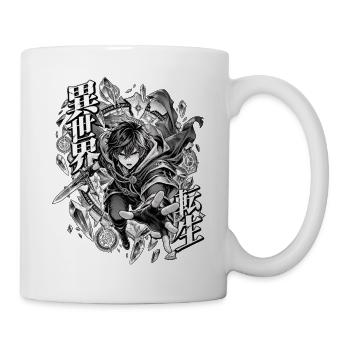Isekai Kristallheld - Tasse - Weiß - Rechts