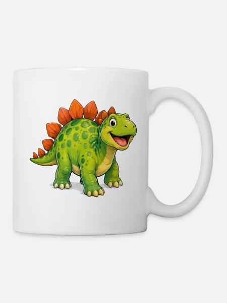 dino - Tasse - Weiß