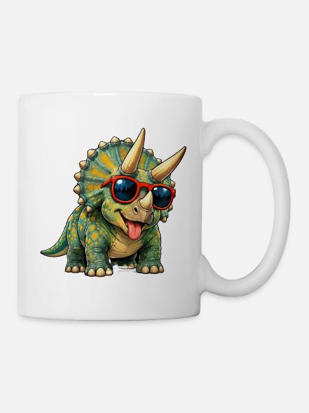 dino-cool - Tasse - Weiß