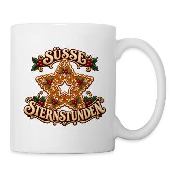 Süsse Sternstunden Sternkeks - Tasse - Weiß - Rechts