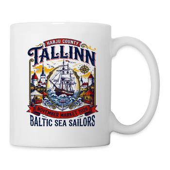 Tallinn Harju County Baltic Sea Sailors - Tasse - Weiß - Rechts