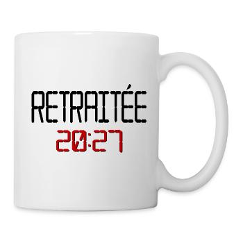 Französischer Rentner 2027, Frankreich - Tasse - Weiß - Rechts