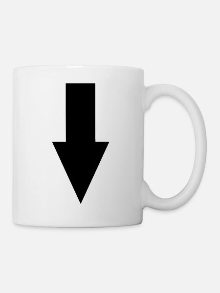 Pfeil Comic selbst gestalten personalisieren - Tasse - Weiß