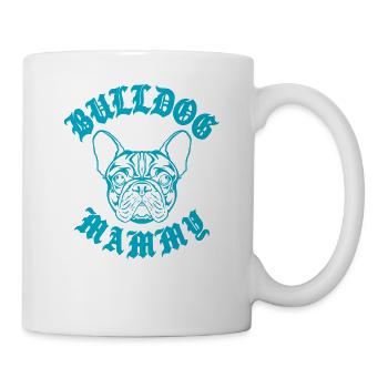 Bulldog Mama Grafik-Tee - Tasse - Weiß - Rechts