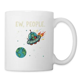 EW, People Alien UFO - Tasse - Weiß - Rechts