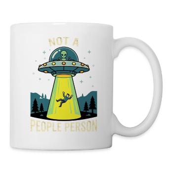 Not a People Person UFO - Tasse - Weiß - Rechts