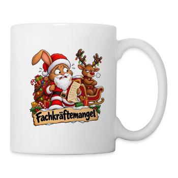 Weihnachtschaos - Tasse - Weiß - Rechts