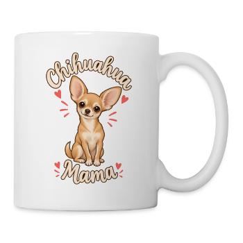 Chihuahua-Mama – Chi-Mama Chihuahua-Liebhaber-Hunde-Mama - Tasse - Weiß - Rechts