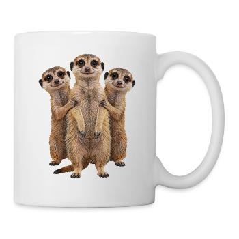Erdmaennchen - Tasse - Weiß - Rechts