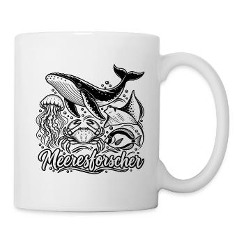 Meeresforscher Meerestiere  Kopieren - Tasse - Weiß - Rechts