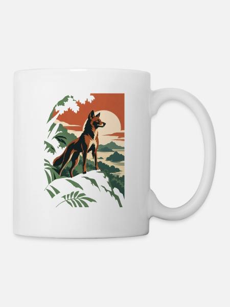 Philippinischer Waldhund - Tasse - Weiß