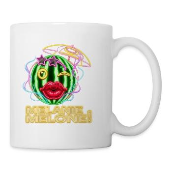 Melanie Melone – Neon Sommer Vibez - Tasse - Weiß - Rechts