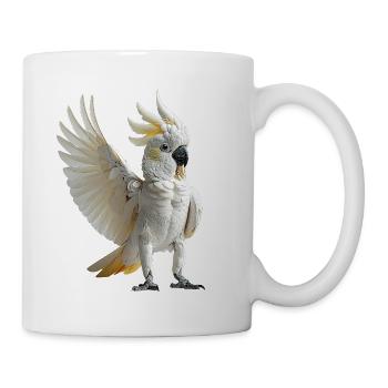 Kakadu - Tasse - Weiß - Rechts