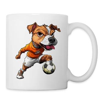 JRT Fussball - Tasse - Weiß - Rechts