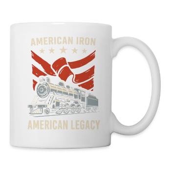 American Iron American Legacy Lokomotive - Tasse - Weiß - Rechts