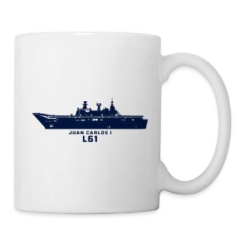 Juan Carlos I L61 – Minimalistische Silhouette - Tasse - Weiß - Rechts