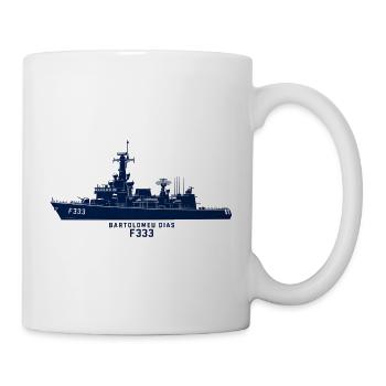Bartolomeu Dias F333 – Minimalistische Silhouette - Tasse - Weiß - Rechts
