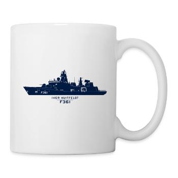 Iver Huitfeldt F361 – Minimalistische Silhouette - Tasse - Weiß - Rechts