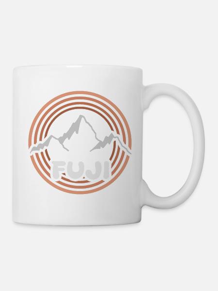 Wandern Fuji - Tasse - Weiß