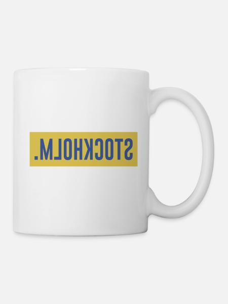 Schweden Stockholm Geschenkidee - Tasse - Weiß