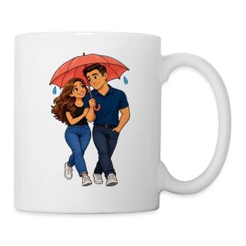 Umbrella Love Duo Rain - Tasse - Weiß - Rechts