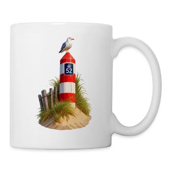 Strandmast 52 - Tasse - Weiß - Rechts