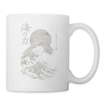 Japanese Great Wave – Japanese Art - Tasse - Weiß - Rechts