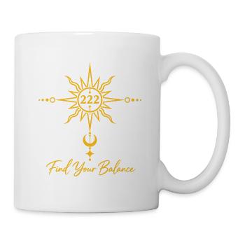 222 Find Your Balance - Tasse - Weiß - Rechts