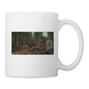 Waldpfad der Erkenntnis - Tasse - Weiß - Rechts