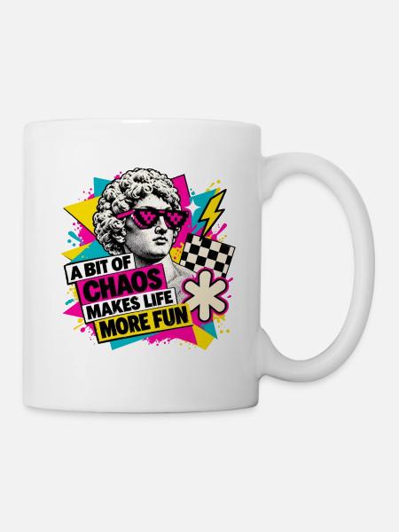 Ein bisschen Chaos - Tasse - Weiß
