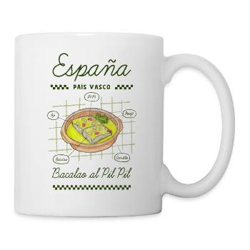 Pil Pil Kabeljau - Tasse - Weiß - Rechts