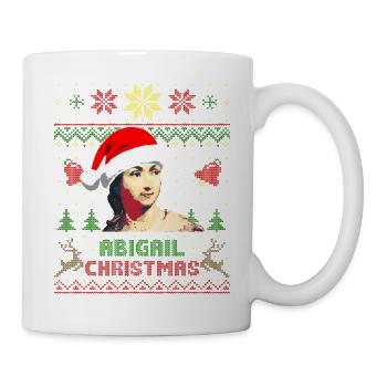 Abigail Adams Abigail Weihnachten - Tasse - Weiß - Rechts