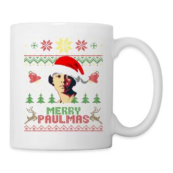 Alice Paul Merry Paulmas - Tasse - Weiß - Rechts
